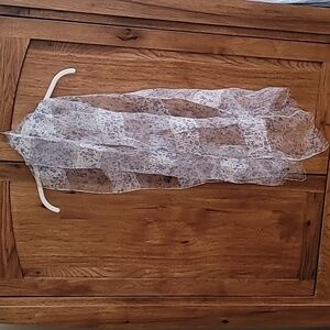 Luxury Floral Sheer Scarf 100% silk 24 Hours Price Drop